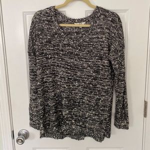 Jack BB Dakota black white tunic sweater